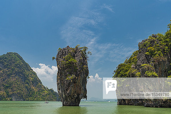 James Bond Island  featured in the movie The Man with the Golden Gun  Phang Nga  Thailand  Southeast Asia  Asia