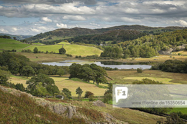 Little Langdale Valley im Lake District National Park  UNESCO-Weltkulturerbe  Cumbria  England  Vereinigtes Königreich  Europa