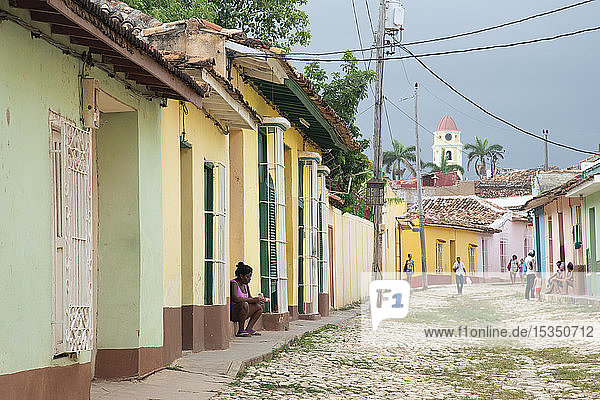Straßenszene  Trinidad  Kuba  Westindien  Karibik  Mittelamerika