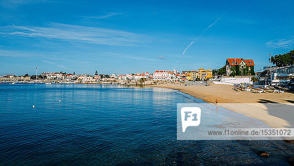 Conceicao Beach in Cascais Lisbon region Costa Verde Portuguese Riviera Portugal Europe