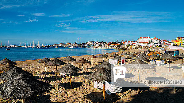 Conceicao Beach in Cascais Lisbon region Costa Verde Portuguese Riviera Portugal Europe
