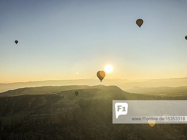 Heissluftballon Ã?ber GÃ¶reme  Kappadokien  TÃ?rkei