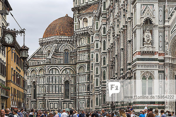 Crowds at Florence Cathedral; Florence  Italy