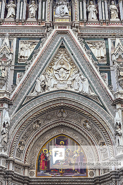 Detail der Kathedrale von Florenz; Florenz  Italien