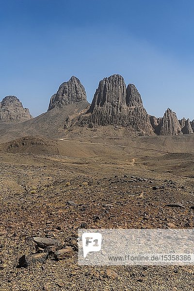 Berge von Assekrem  Tamanrasset  Hoggar-Gebirge  Algerien  Afrika