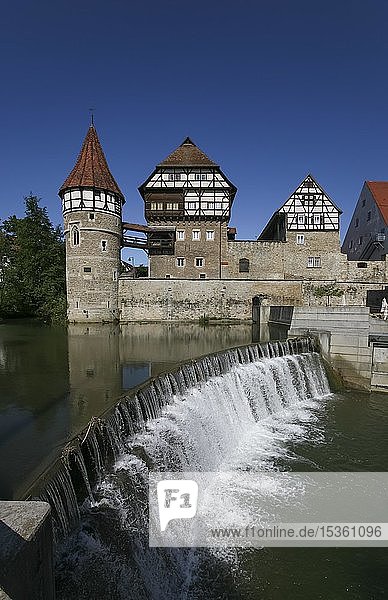 Schloss Zollern Balingen an der Eyach  Wehr  Balingen  Baden-Württemberg  Deutschland  Europa