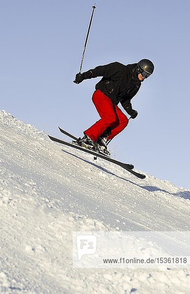 Skispringen  Abfahrtslauf Hohe Salve  SkiWelt Wilder Kaiser Brixenthal  Hochbrixen  Tirol  Österreich  Europa