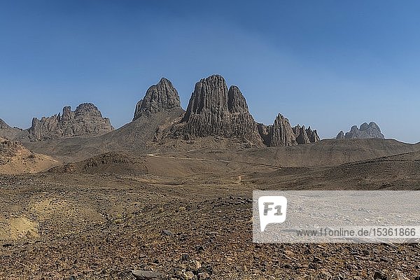 Berge von Assekrem Tamanrasset Hoggar-Berge Algerien Afrika