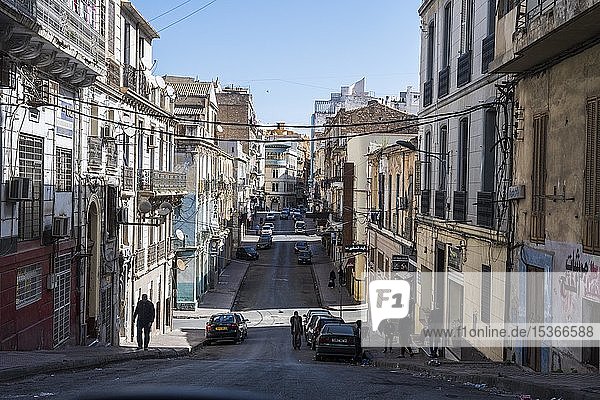Straße  Altstadt von Oran  Algerien  Afrika