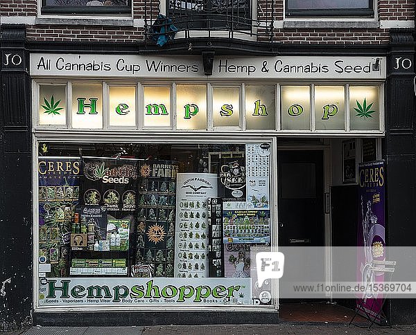 Laden Hempshopper Verkauf von Hanf Amsterdam Nordholland Niederlande Europa