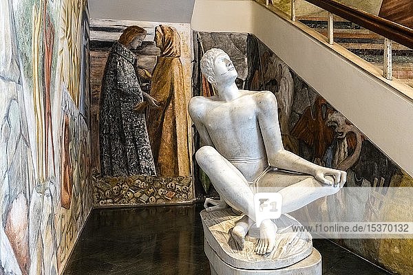 Skulptur Palinuro  Bildhauer Arturo Martini  Universität von Padua  Venetien  Italien  Europa