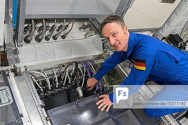 Matthias Maurer  Astronaut  at SpaceShip EAC  Training Center for Astronauts  Cologne  Germany  Europe