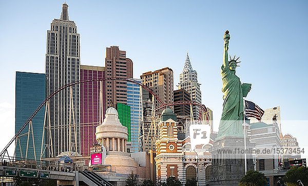 New York New York Hotel und Casino Las Vegas Strip Las Vegas Nevada USAv