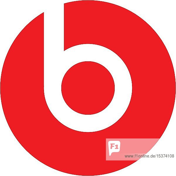 Logo  Beats Electronics  Audiotechnik  optional  weißer Hintergrund  Deutschland  Europa