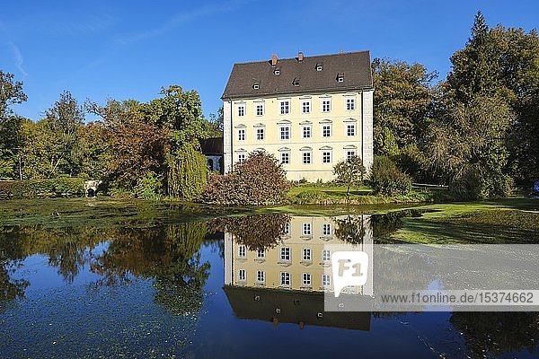 Erching Castle near Hallbergmoos Upper Bavaria Bavaria Germany Europe