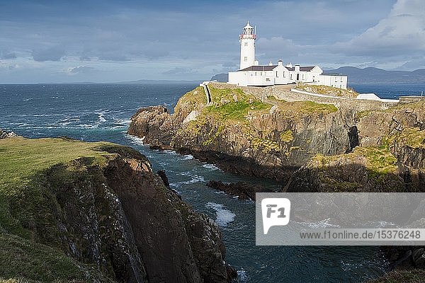 Lighthouse Fannad Head  County Donegal  Ireland  Europe