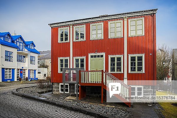 Gröndalshaus  ehemaliges Wohnhaus von Benedikt Gröndal  isländischer Schriftsteller und Wissenschaftler  Reykjavik  Höfuðborgarsvæðið  Island  Europa