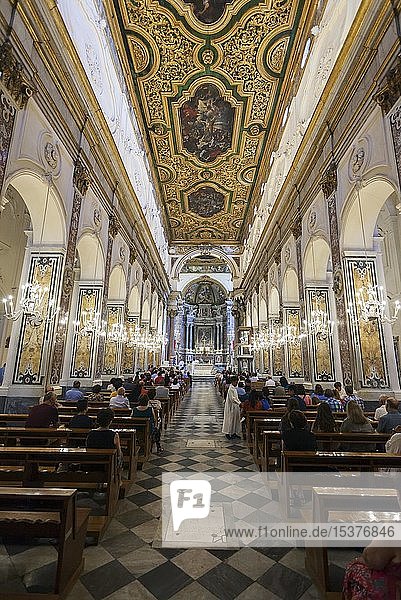 Kathedrale St. Andreas  Innenraum  Dom von Amalfi  Italien  Europa