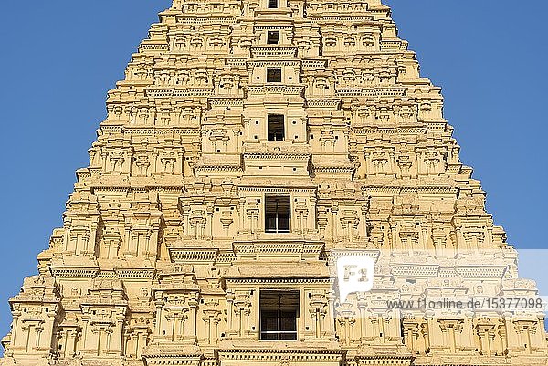 Gopura des Virupaksha-Tempels  Hampi  Indien  Asien