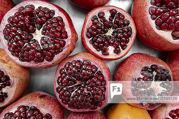 Pomegranate  from above
