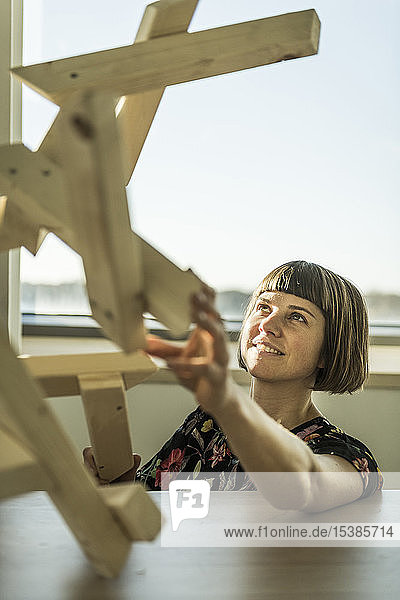 Creative professional building wood object for a project