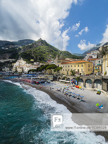 Italien  Kampanien  Sorrentinische Halbinsel  Amalfiküste  Amalfi mit Kathedrale