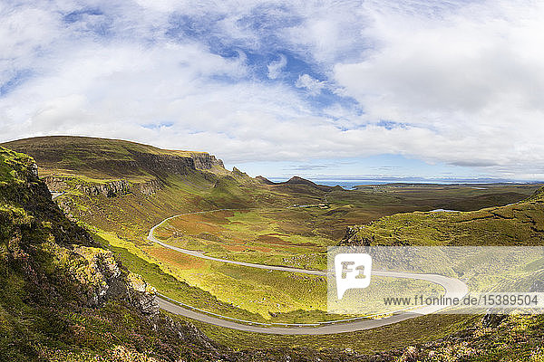 Vereinigtes Königreich  Schottland  Blick vom Quiraing auf der Isle of Skye