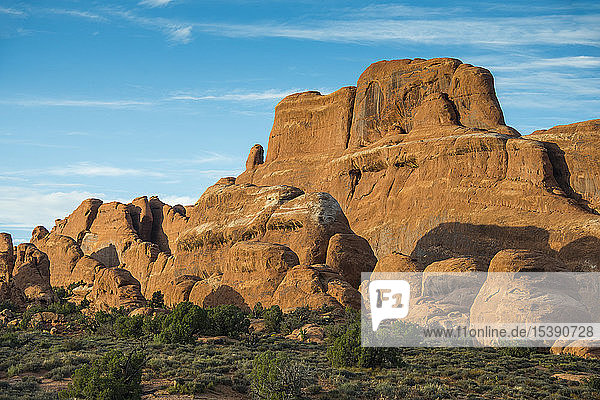 USA  Utah  Arches National Park  Feuriger Ofen
