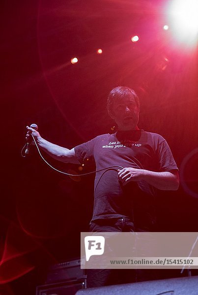 Madrid  Spain- May 14: Joey Cape from Lagwagon punk-rock band performs in concert at Wizink center on may 14 2019 in Madrid  Spain (Photo by: Angel Manzano)