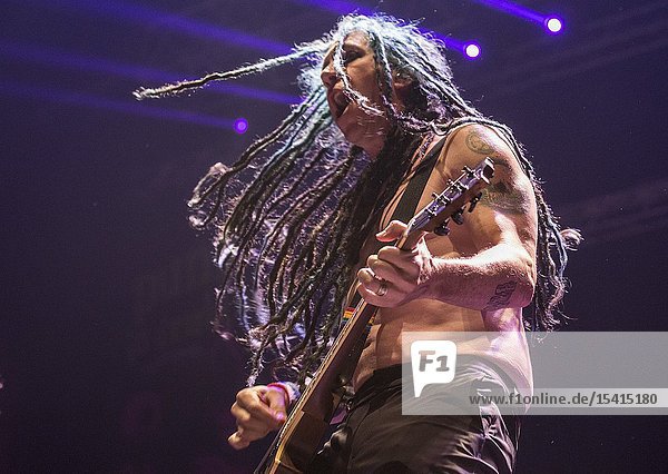 Madrid  Spain- May 14: Eric Melvin from NOFX punk-rock band performs in concert at Wizink center on may 14 2019 in Madrid  Spain (Photo by: Angel Manzano)