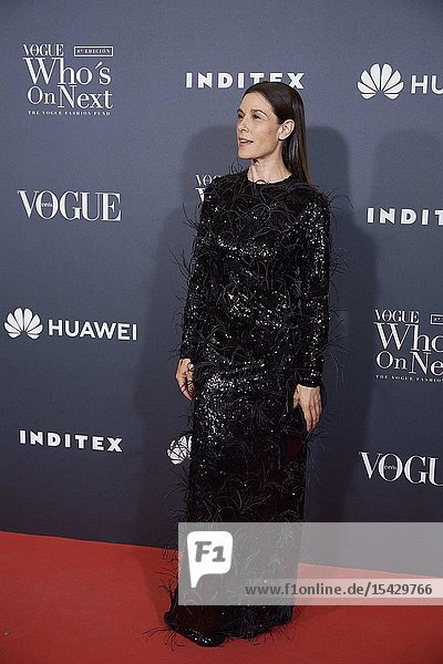 Raquel Sanchez Silva attends 'Vogue Who's On Next' Madrid Photocall at Gran Maestre Theatre on May 23 2019 in Madrid Spain