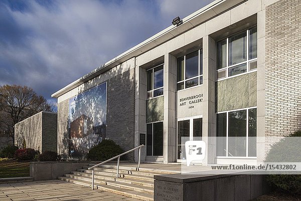 Canada New Brunswick Central New Brunswick Fredericton Beaverbrook Art Gallery exterior.