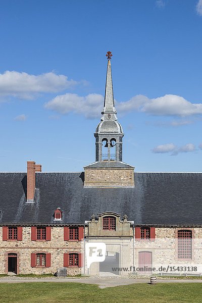 Canada Nova Scotia Louisbourg Fortress of Louisbourg National Historic Park Kings Bastion Barracks.