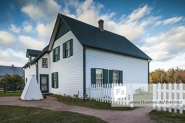 Canada Prince Edward Island Cavendish Green Gables House former home of Anne of Green Gables author Lucy Maud Montgomery.