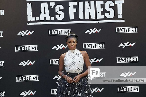 Gabrielle Union attends ‘L.A.’s Finest’ AXN TV Series photocall at Villamagna Hotel on June 10 2019 in Madrid Spain