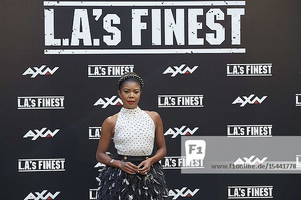 Gabrielle Union attends ‘L.A.’s Finest’ AXN TV Series photocall at Villamagna Hotel on June 10 2019 in Madrid Spain