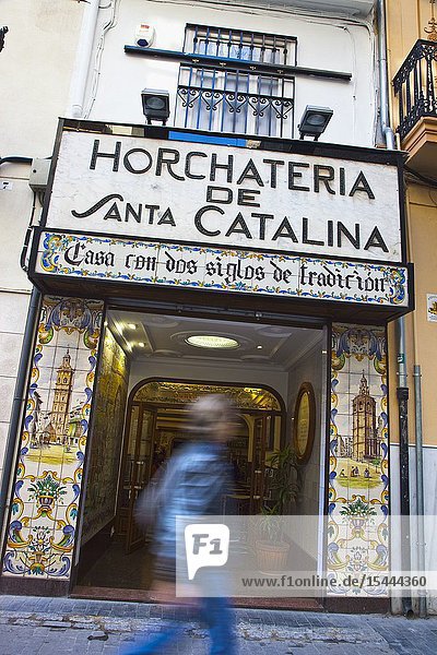 Santa Catalina horchata bar.Horchateria Santa Catalina.Valencia. Comunidad Valenciana. Spain.