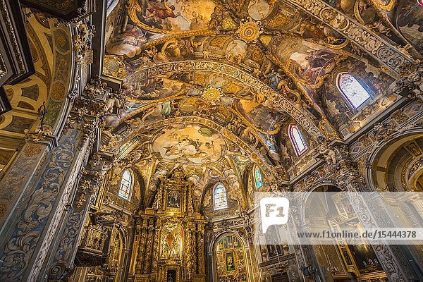 San Nicolas church. Sistine Chapel of Valencia. Baroque fresco. Valencia. Comunidad Valencia. Spain. Europe.