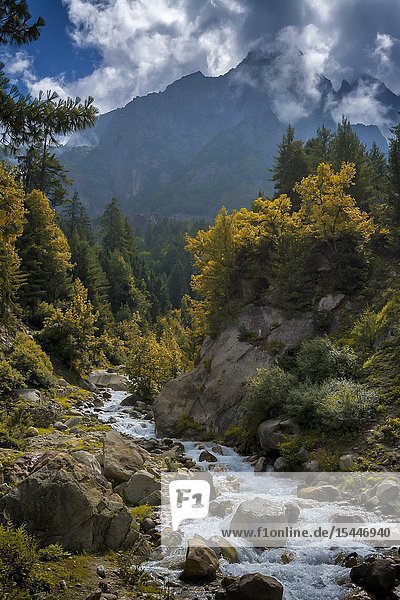 Baspa river Chitkul Himachal Pradesh India.