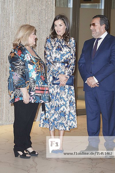 Queen Letizia of Spain attends Delivery of the 5th edition of the Discapnet Awards at Auditorio EL Beatriz on June 21 2019 in Madrid Spain
