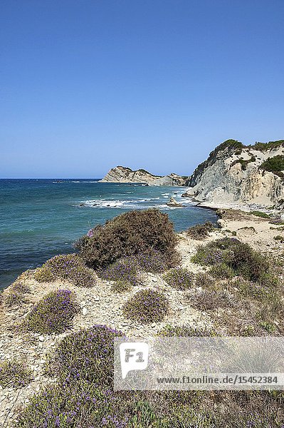 Greece Erikoussa Island Ionian Islands Europe Corfu district Fiki coast.