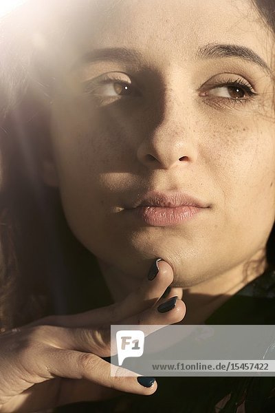 Thoughtful woman