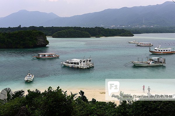 Kabira Bay in Ishigaki island Okinawa Prefecture Japan Asia.