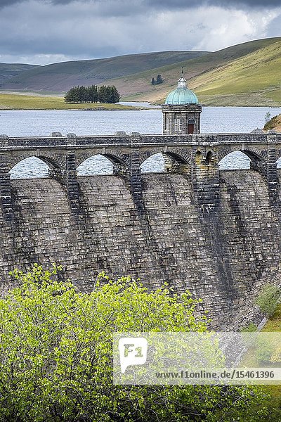 Craig Goch reservoir at Elan Valley Powys Wales.