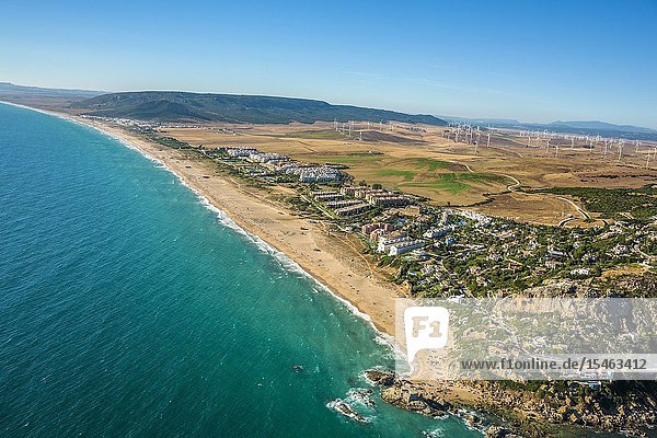 Zahara beach. Zahara de los Atunes. Barbate. Atlantic ocean. Cadiz province. Andalucia. Spain.