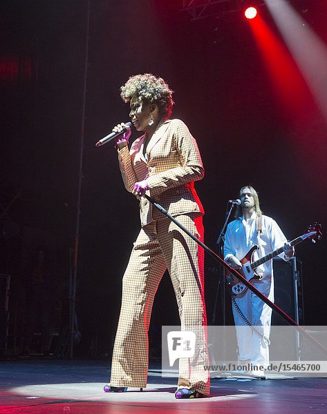 Madrid  Spain-July 10: Macy Gray performs on stage at Noches del Botanico festival on july 10  2019 in Madrid  Spain (Photo by Angel Manzano)