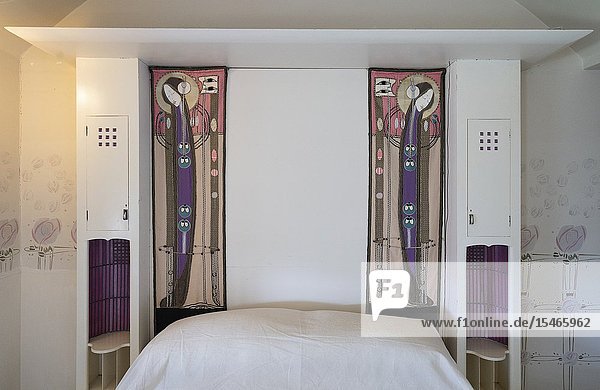 Interior of Hill House designed for Walter Blackie by Charles Rennie Mackintosh Helensburgh Scotland UK.