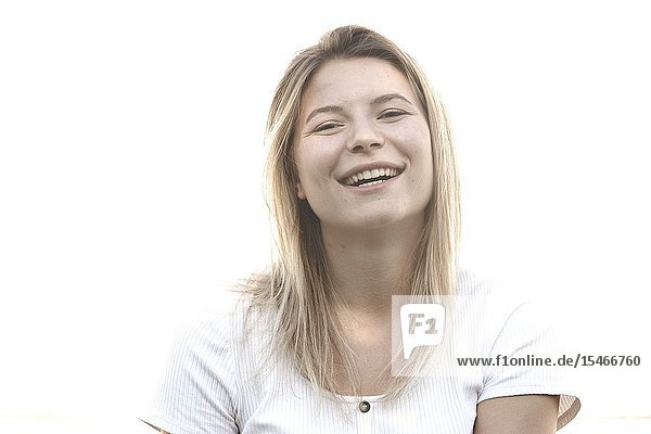 Young woman smiling