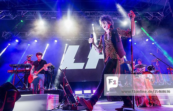 Madrid  Spain-July 16: Laura Pergolizzi (AKA LP) performs on stage at Noches del Botanico festival on july 16  2019 in Madrid  Spain (Photo by Angel Manzano)