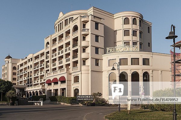 The 5 star graded Grand Hotel 'Primoretz' in Burgas Bulgaria.